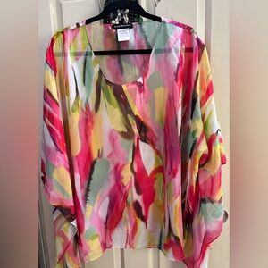 Colorful Abstract Women's Top